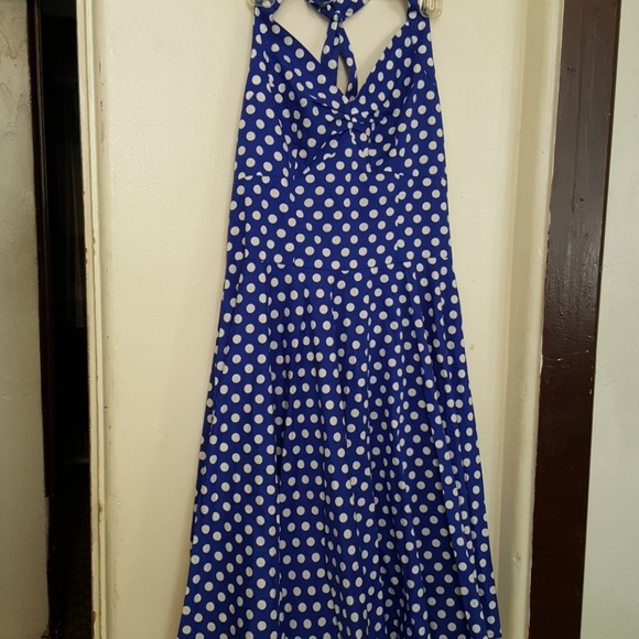 Grace Dress - White Polka